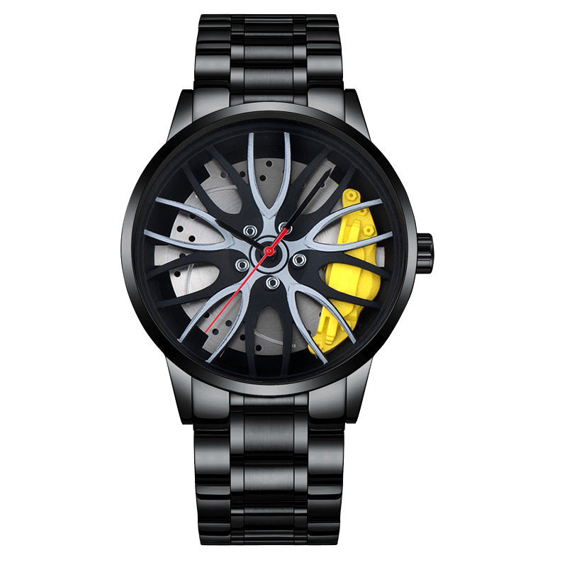Wheel Hub Creative Steel Belt Quartz Watch