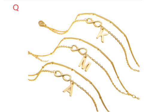 Versatile European And American-style 18K Gold-plated Stainless Steel Double-layer Bracelet