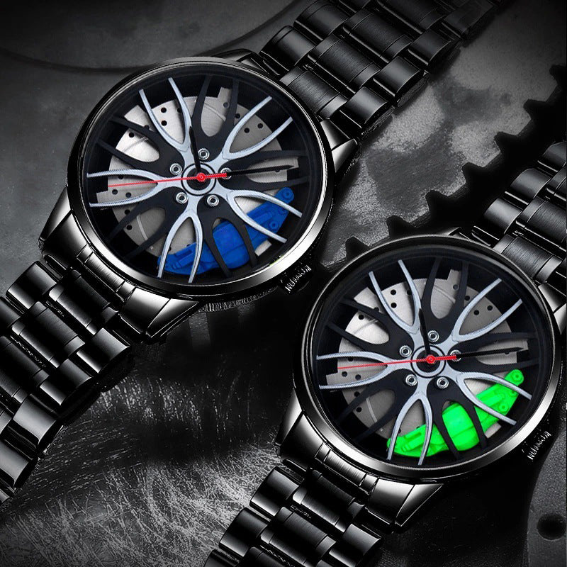 Wheel Hub Creative Steel Belt Quartz Watch