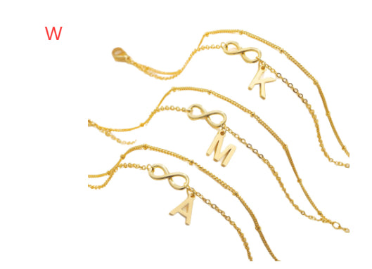 Versatile European And American-style 18K Gold-plated Stainless Steel Double-layer Bracelet