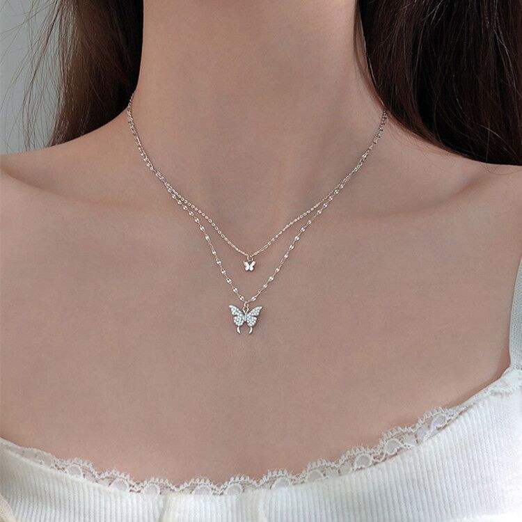 Crystal butterfly Necklace