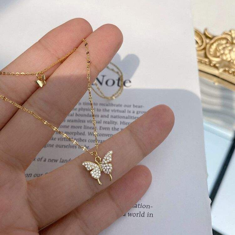 Crystal butterfly Necklace