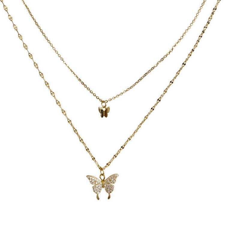 Crystal butterfly Necklace