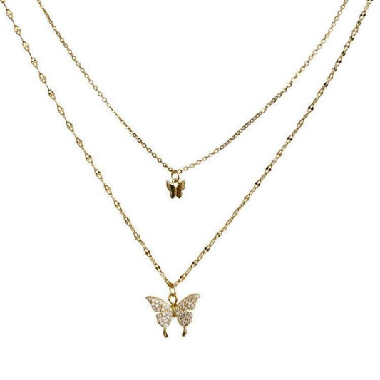 Crystal butterfly Necklace